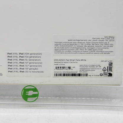New Apple Smart Folio for iPad Smart Folio White MDEJ4ZM/A