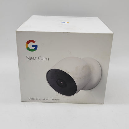 New Google Nest Cam Indoor/Outdoor Security Camera White G3AL9