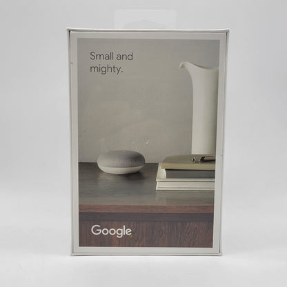 New Google Nest Mini 2nd Gen Smart Speaker Chalk GA00638-US
