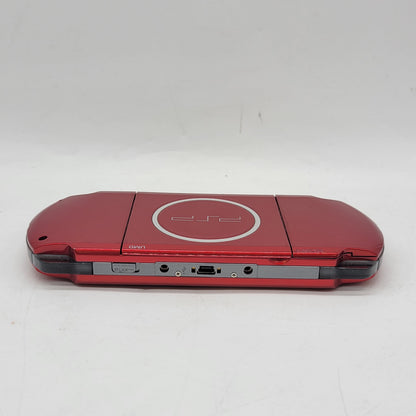 Sony PlayStation Portable PSP PSP-3000 Handheld Console Gaming System Red