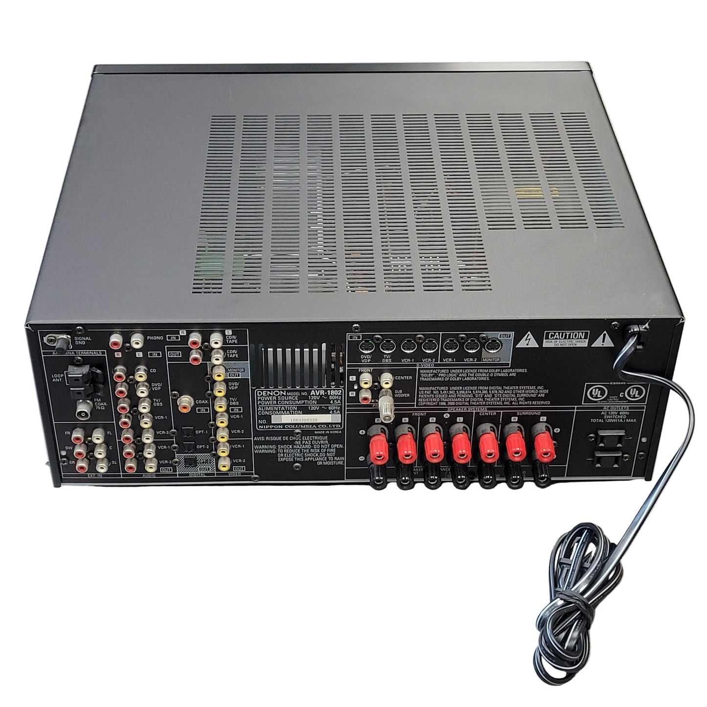 Denon AVR-1802 Precision Audio Compact AV Receiver No Remote