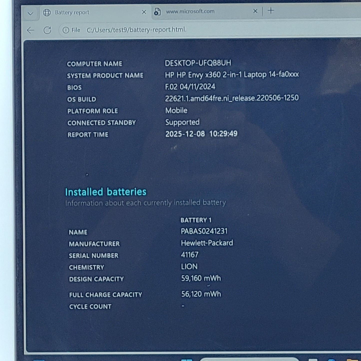 HP Envy x360 14-FA0023DX 14" Ryzen 7 8840HS 3.3GHz 16GB RAM 1TB SSD