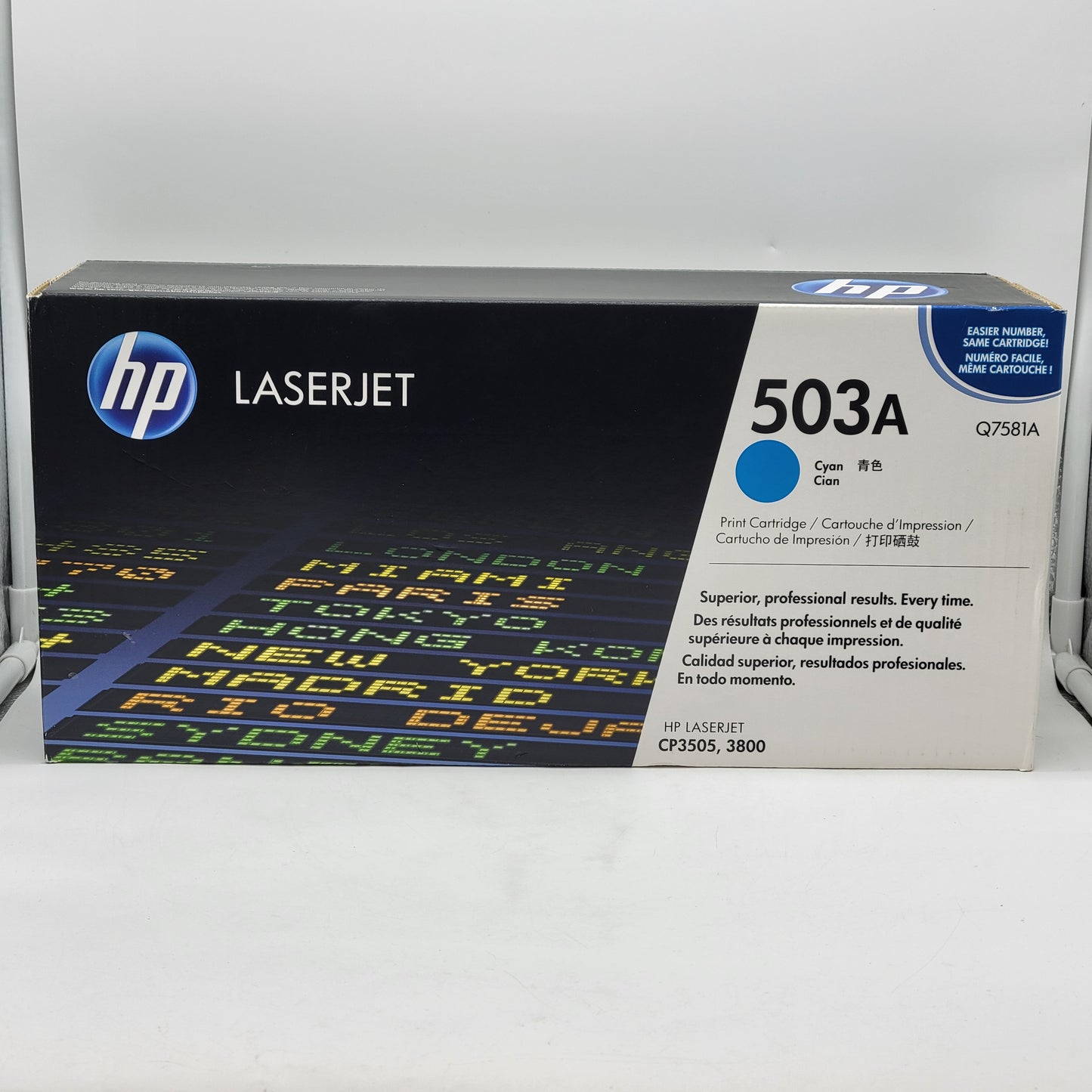 New HP 503A Q7581A Cyan Toner Cartridge