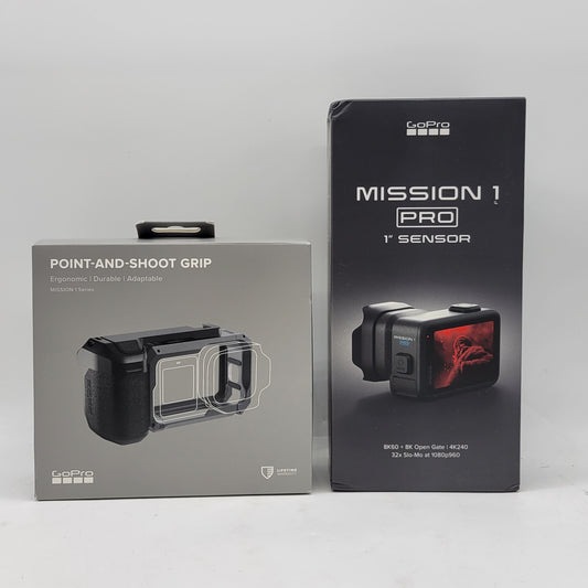 New GoPro Mission 1 Pro 50MP 8K60 Action Camera TPSB1 With Shoot Grip