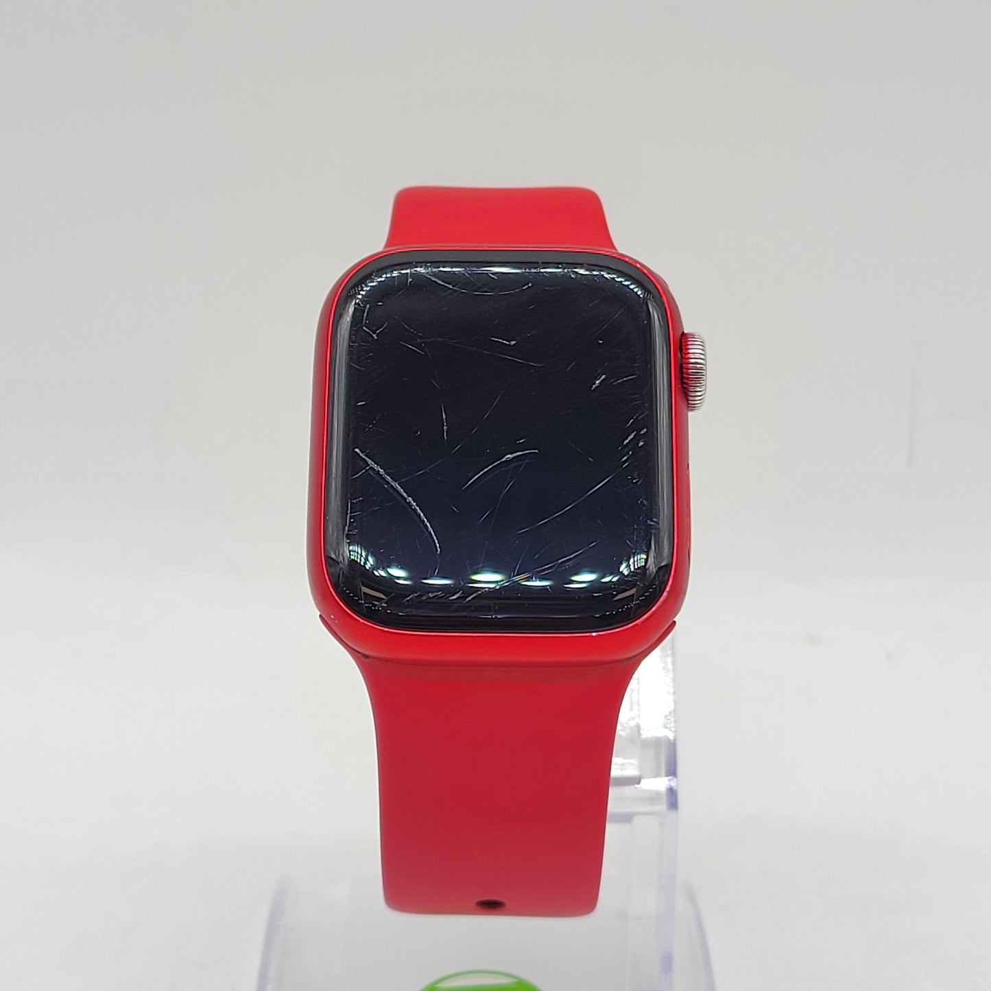 GPS Only Apple Watch Series 8 41MM Product Red Aluminum Red Sport Band A2770