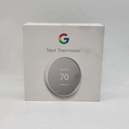 New Google Nest  Thermostat Snow GA01334