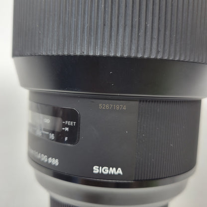 Sigma Art Lens 85mm f/1.4 DG HSM For Nikon F Mount