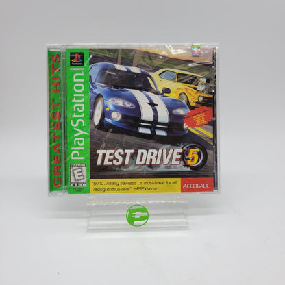 New Test Drive 5 Greatest Hits  (Sony PlayStation 1 PS1,  1998)