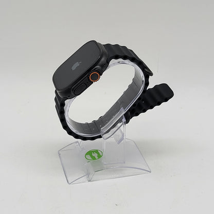 Unlocked Apple Watch Ultra 2 49MM Black Titanium Black  Sport Band A2986
