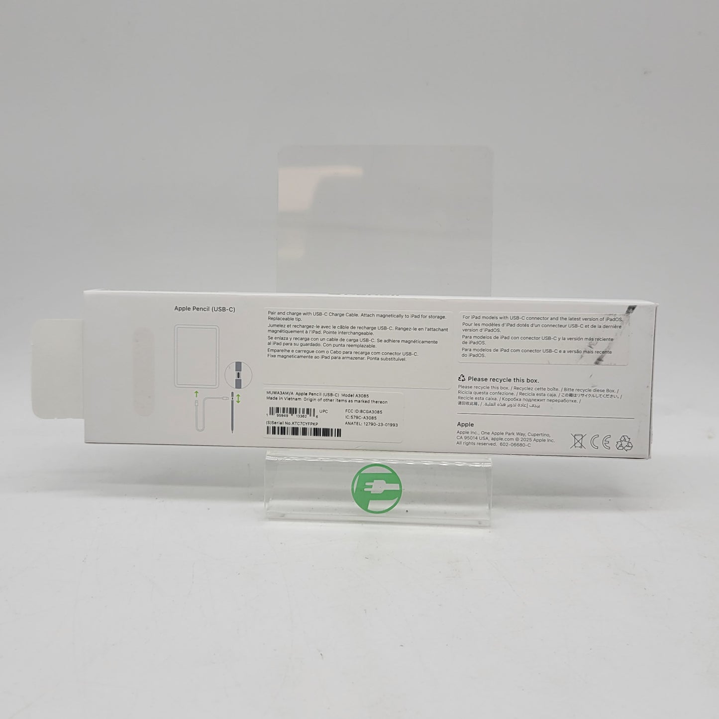 Apple Pencil USB-C Smart Pencil Stylus White MUWA3AM/A