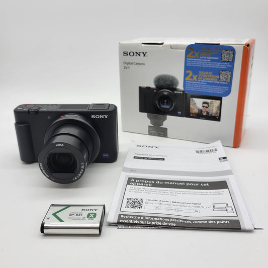 Sony ZV-1 20.1MP Compact Mirrorless Digital Camera Flawless