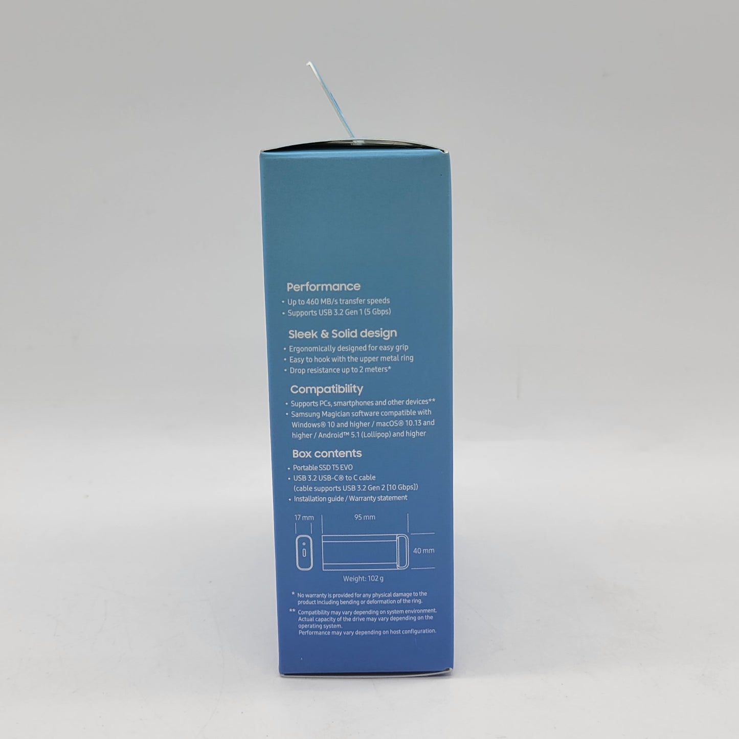 New Samsung T5 EVO 4TB Portable SSD MU-PH4T0S