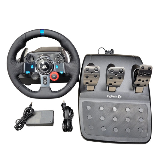 Logitech G29 Driving Force Black W-U0002 Racing Wheel And Pedals PS54,5 PC