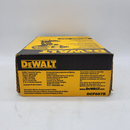 New DeWalt DCF887B 20V MAX 1/4" 3-Speed Brushless Impact Driver Tool Only