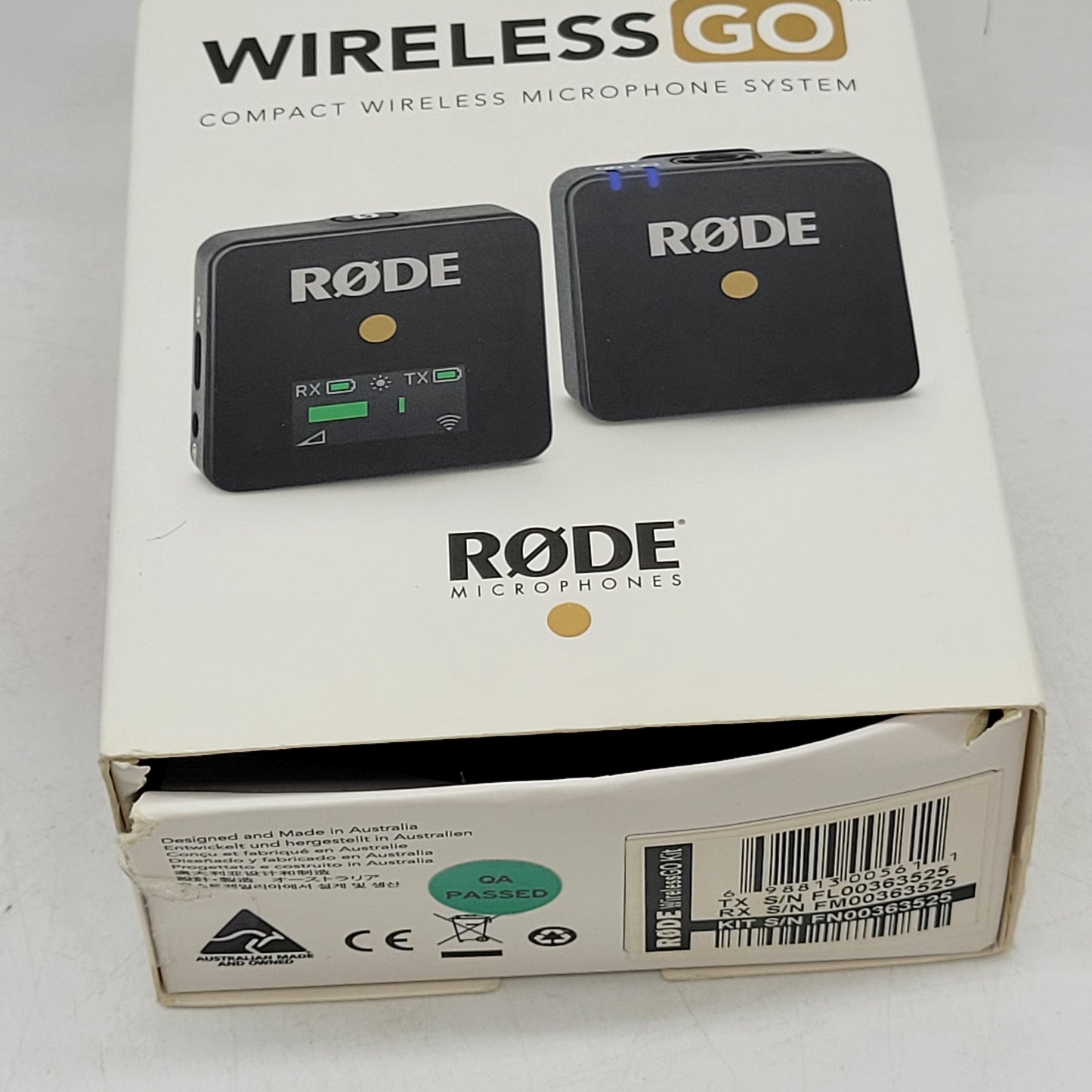 New RODE Wireless Go Compact Wireless Microphone System