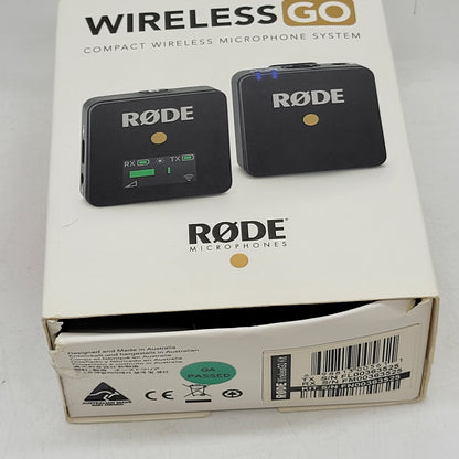 New RODE Wireless Go Compact Wireless Microphone System