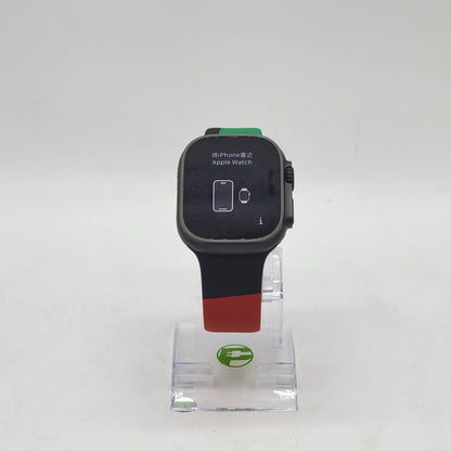 Unlocked Apple Watch Ultra 2 49MM Black Titanium Black Sport Band MX5V3LW/A