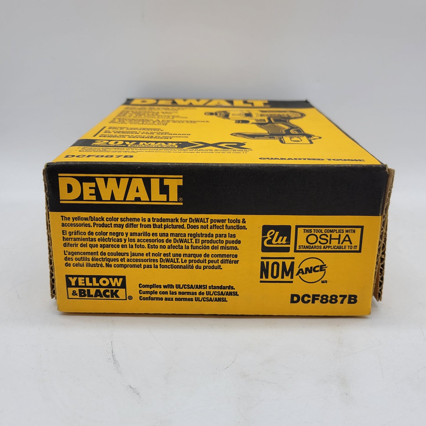 New DeWalt DCF887B 20V MAX 1/4" 3-Speed Brushless Impact Driver Tool Only
