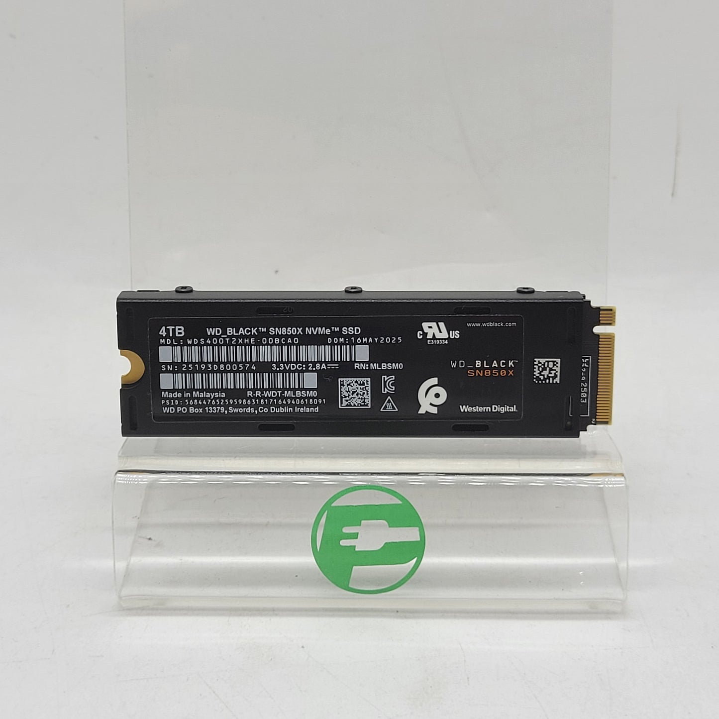 Western Digital WD 2280mm Black SN850X 4TB M.2 NVMe Gen 4.0 x 4 SSD