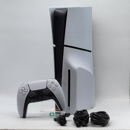 Sony PlayStation 5 Slim Disc PS5 1TB White Console Gaming System CFI-2115