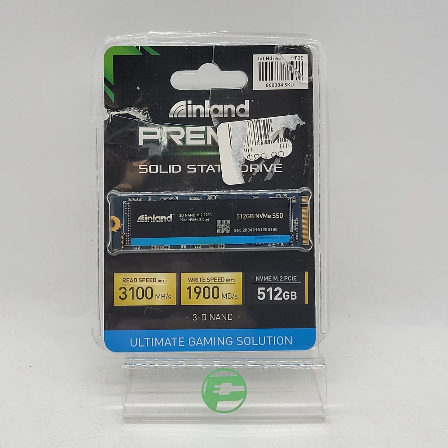 INLAND 2280mm Premium 512GB M.2 NVMe Gen 3.0 x 4 SSD 3D NAND