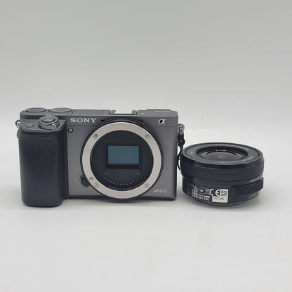 Sony Alpha A6000 24.3MP Mirrorless Digital Camera 4101 Shutter Count With Lens