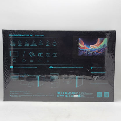 New HUION KAMVAS PRO 13 (2.5K) QLED  Graphics Drawing Tablet Pen Display GT1302