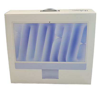 2024 Apple iMac 24" M4 4.5GHz 16GB RAM 256GB SSD Blue MWV13LL/A
