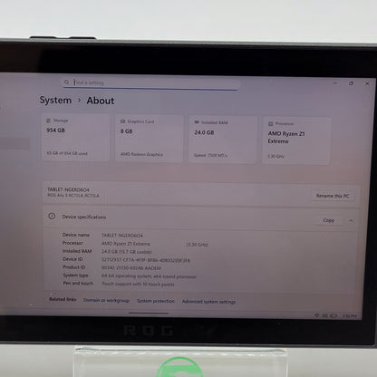 Asus ROG Ally X 7" AMD Ryzen Z1 Extreme 24GB RAM 1TB Black RC72LA-ALLYX.Z1X