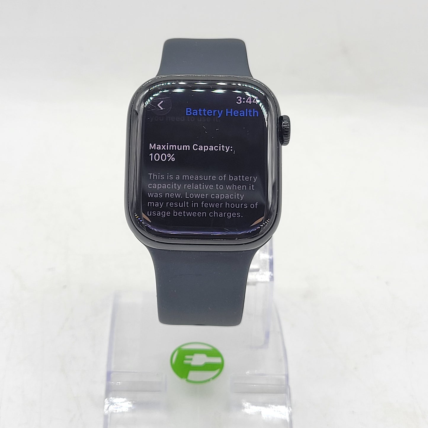 Unlocked Apple Watch Series 11 42MM Jet Black Aluminum Black Band MF834LW/A