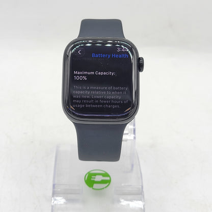 Unlocked Apple Watch Series 11 42MM Jet Black Aluminum Black Band MF834LW/A