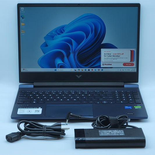 HP Victus 15-FA0033DX 15.6" i5-12450H 2.0GHz 8GB RAM 512GB SSD GeForce RTX 3050