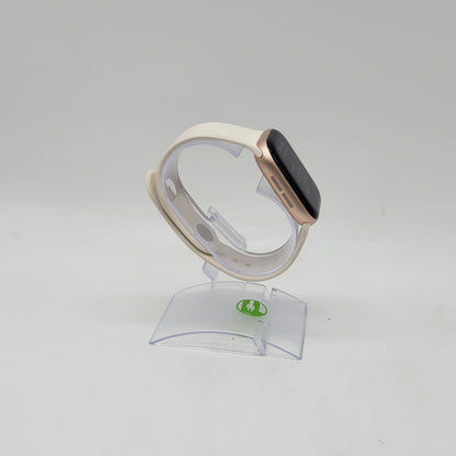 Unlocked Apple Watch Series 10 42MM Gold Aluminum Starlight Sport Band MWX93LW/A