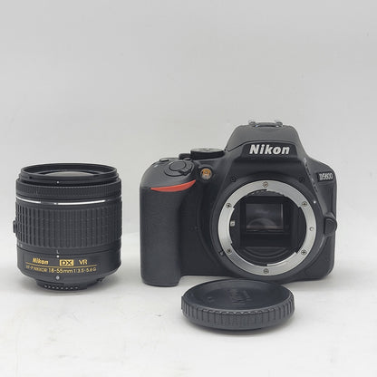 Nikon D5600 24.2MP Digital SLR DSLR Camera 68 Shutter Count With Lens