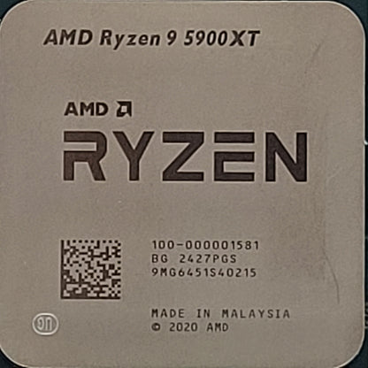 AMD Ryzen 9 5900XT 3.30GHz 16 Core 100-000001581 32 Thread AM4