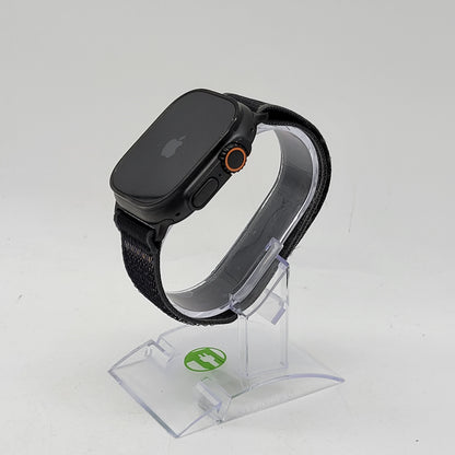 Unlocked Apple Watch Ultra 2 49MM Black Titanium Black Alpine Loop  MX4V3LW/A