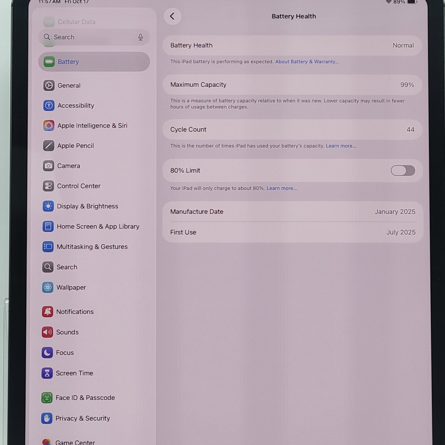 WiFi Only Apple iPad Pro 13" M4 256GB Space Black NVXR3LL/A