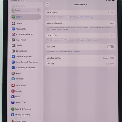 WiFi Only Apple iPad Pro 13" M4 256GB Space Black NVXR3LL/A