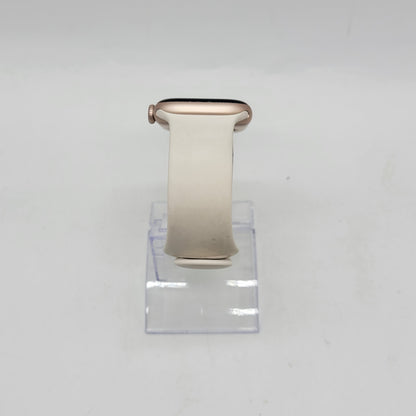 Unlocked Apple Watch Series 10 42MM Gold Aluminum Starlight Sport Band MWX93LW/A