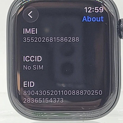 Unlocked Apple Watch Series 11 46MM Jet Black Aluminum Sport Band MFC24LW/A