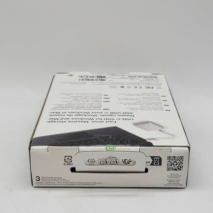 New Seagate External One Touch 1TB USB-C to USB-C SSD 3E9AP8-572