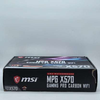New MSi MPG X570 Gaming Pro Carbon WIFI AM4 ATX AMD DDR4 Motherboard