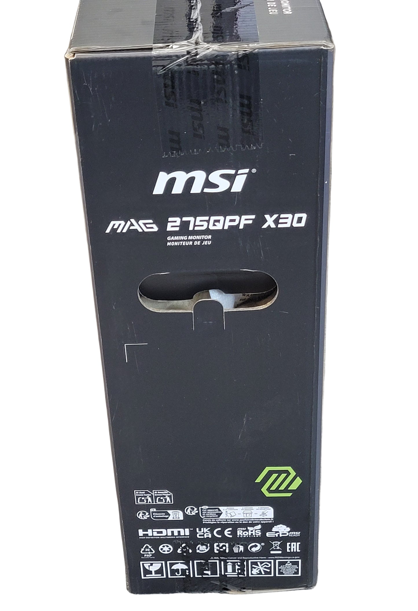 New MSI 27" MAG 275QPF X30 WQHD Rapid IPS 300Hz Gaming Monitor HDR 400