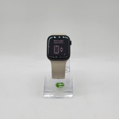 Unlocked Apple Watch SE 2nd Gen 44MM Midnight Aluminum Starlight Sport Band
