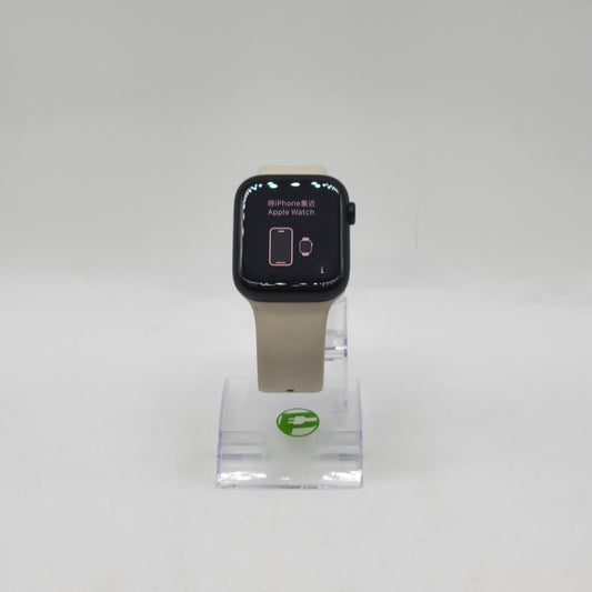 Unlocked Apple Watch SE 2nd Gen 44MM Midnight Aluminum Starlight Sport Band