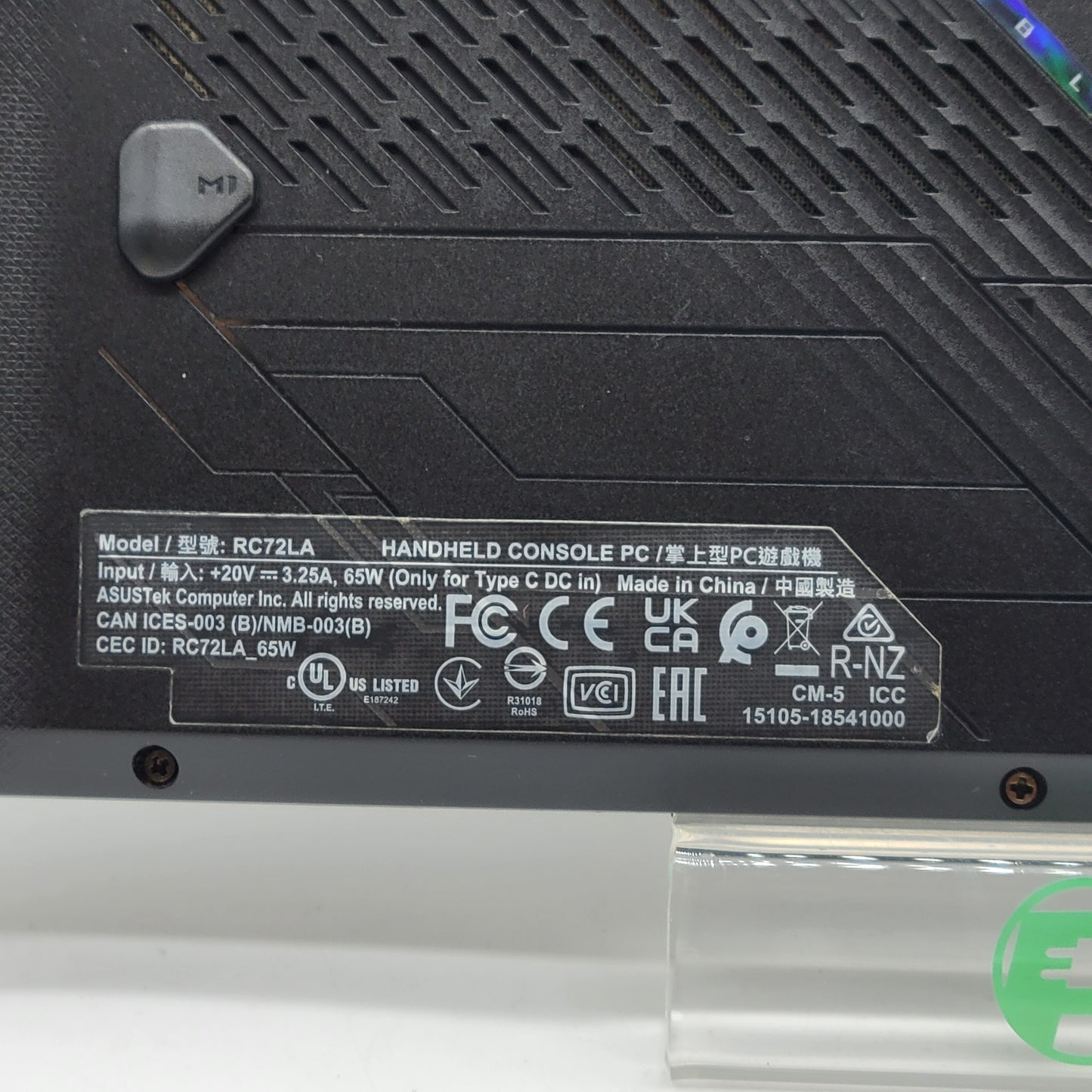 Asus ROG Ally X 7" AMD Ryzen Z1 Extreme 24GB RAM 1TB Black RC72LA-ALLYX.Z1X