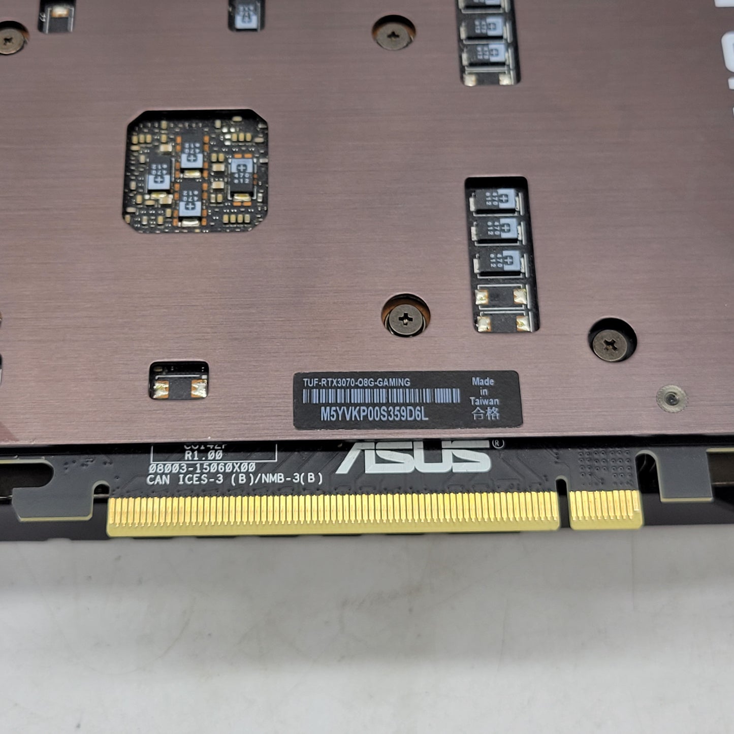 Asus GeForce RTX 3070 TUF Gaming 8GB GDDR6 Graphics Card TUF-RTX3070-08G-GAMING