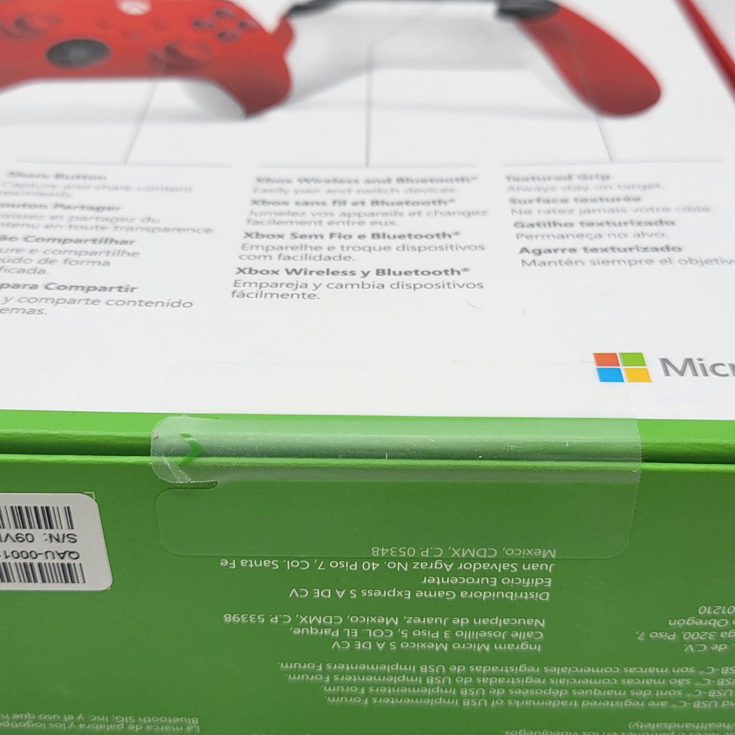 New Microsoft Xbox Series X|S Wireless Controller Pulse Red 1914