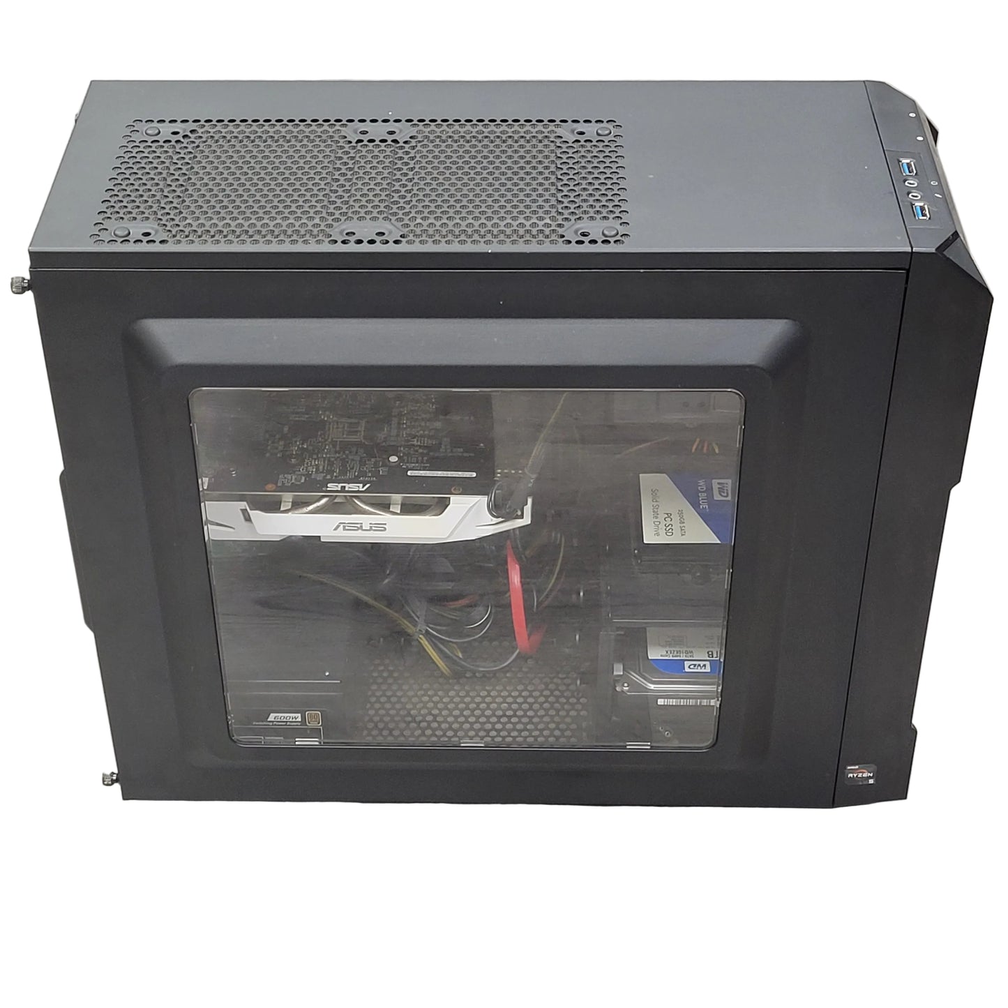PowerSpec Custom PC Ryzen 5 1600 3.20GHz 16GB RAM 256GB SSD 1TB HDD GTX 1060