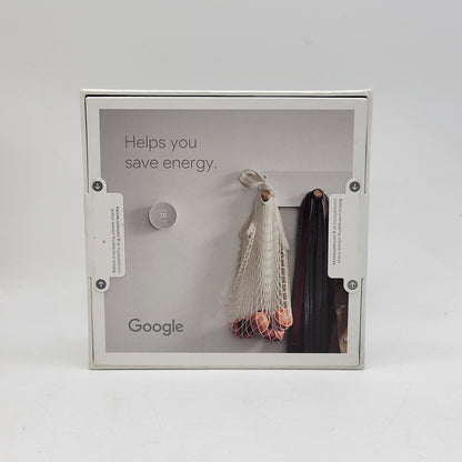 New Google Nest  Thermostat Snow GA01334